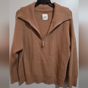 Aerie Women's Brown V-Neck Sweater
